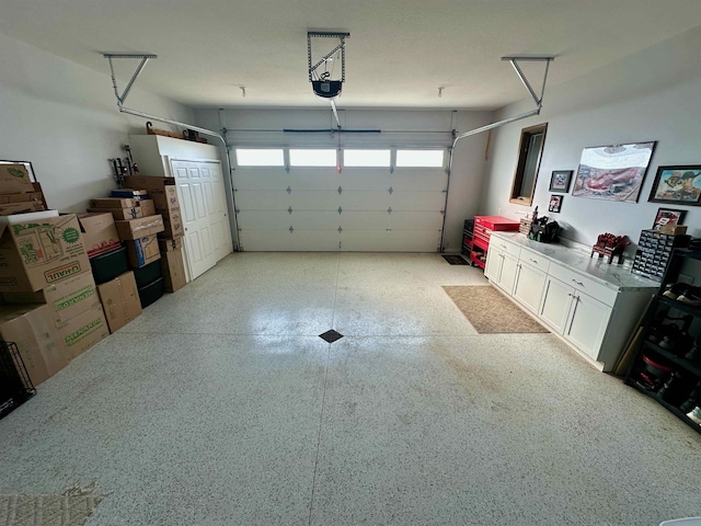 308 W Hosmer St, Saint Charles, MI 48655 - garage with a garage door opener