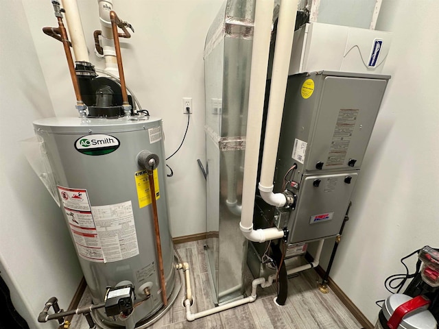 308 W Hosmer St, Saint Charles, MI 48655 - utilities featuring water heater and heating unit