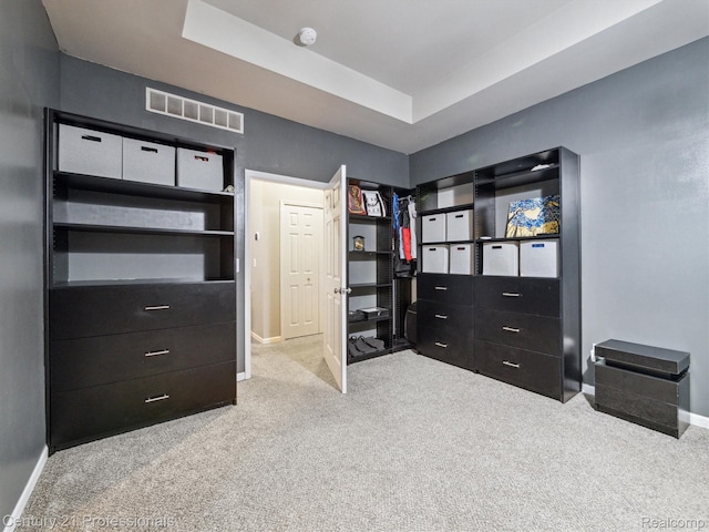 2655 Devondale Rd, Rochester Hills, MI 48309 - carpeted bedroom with baseboards and a tray ceiling