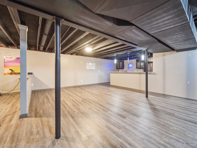 2655 Devondale Rd, Rochester Hills, MI 48309 - finished below grade area with wood finished floors and baseboards
