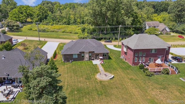 2655 Devondale Rd, Rochester Hills, MI 48309 - aerial view of property and surrounding area