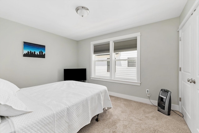 711 N Alexander Ave, Royal Oak, MI 48067 - carpeted bedroom with a closet and heating unit