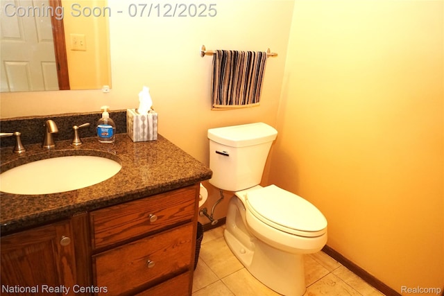 19230 Augusta Ct, Livonia, MI 48152 - half bath with vanity and tile patterned flooring