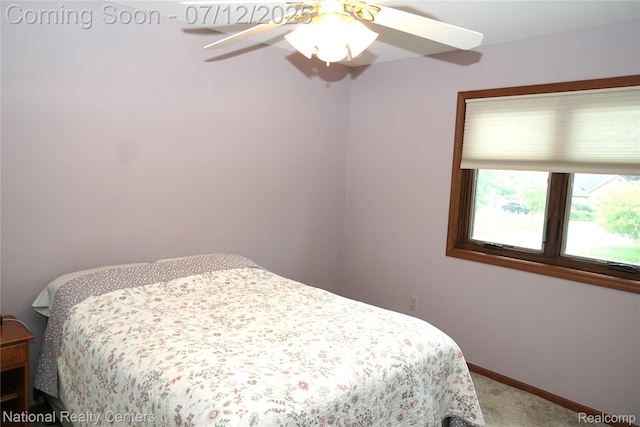19230 Augusta Ct, Livonia, MI 48152 - bedroom with carpet and a ceiling fan