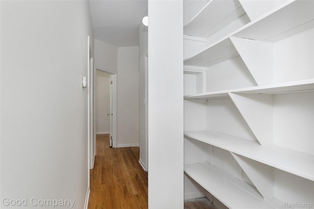 2931 N Main St, Royal Oak, MI 48073 - corridor with wood finished floors and baseboards