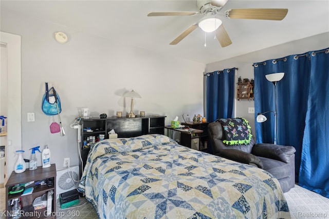 204 W Caroline St, Bellevue, MI 49021 - bedroom with a ceiling fan