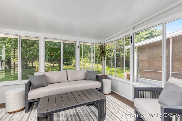 1060 Village Ln, Jenison, MI 49428 - sunroom / solarium with outdoor lounge area