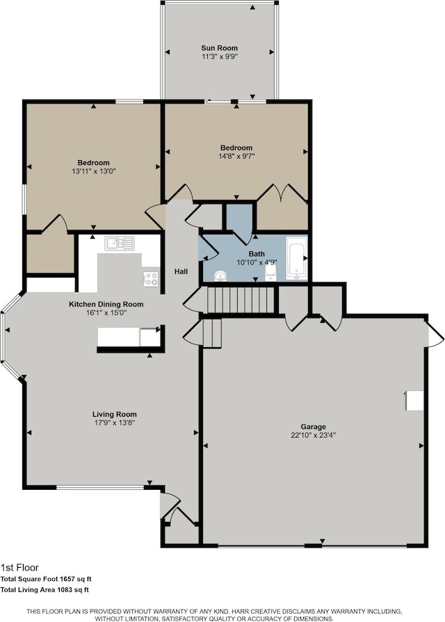 1060 Village Ln, Jenison, MI 49428 - view of home floor plan