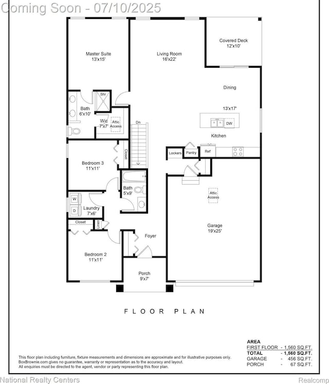 20640 Meadowview St, Livonia, MI 48152 - view of property floor plan