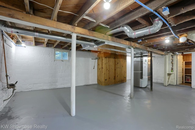 1828 N Lafayette Ave, Royal Oak, MI 48073 - unfinished basement featuring heating unit