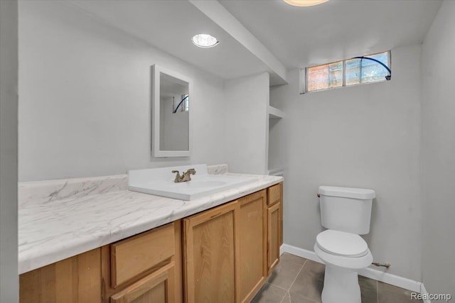 19155 Gallagher St, Detroit, MI 48234 - bathroom with vanity and tile patterned flooring