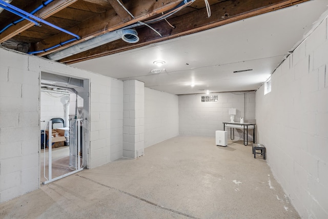 5674 Brunswick Blvd, Waterford, MI 48327 - view of unfinished basement