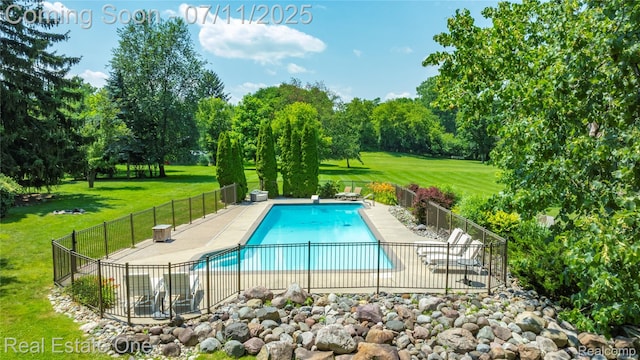 25740 Farmbrook Rd, Southfield, MI 48034 - view of swimming pool with view of scattered trees