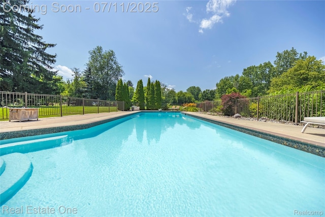 25740 Farmbrook Rd, Southfield, MI 48034 - view of swimming pool featuring view of wooded area