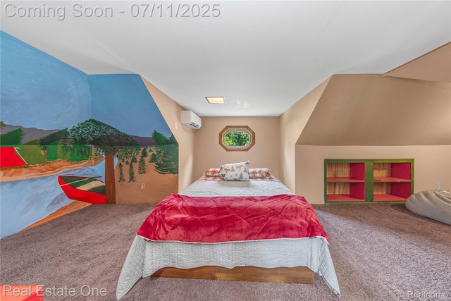 25740 Farmbrook Rd, Southfield, MI 48034 - bedroom featuring carpet floors and an AC wall unit