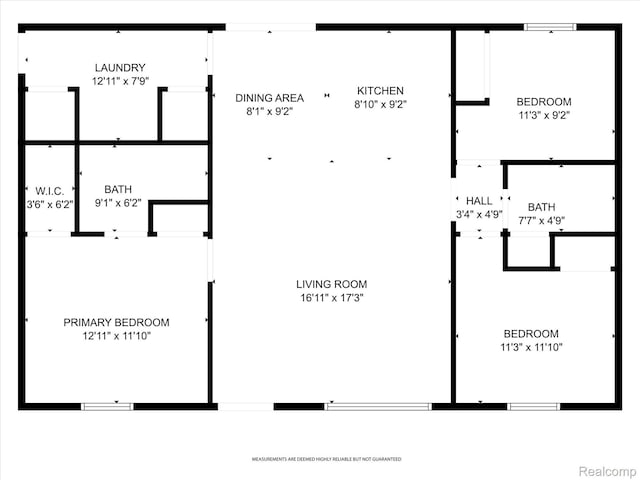 3416 Abbottsford Rd, Clyde, MI 48049 - view of floor plan / room layout
