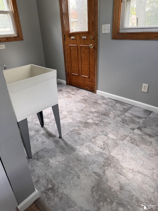 6114 Hazel St, Taylor, MI 48180 - entrance foyer featuring baseboards