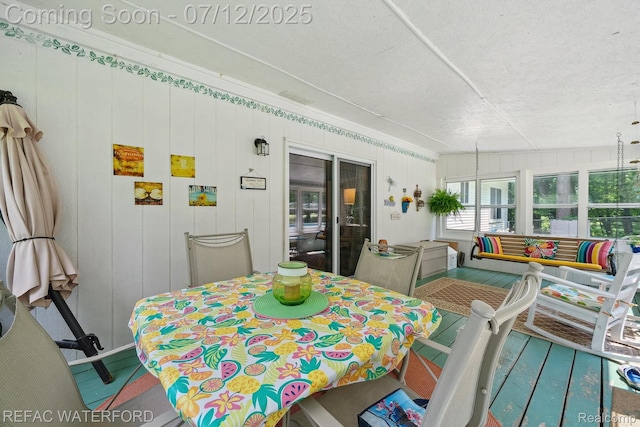11857 Ely Rd, Davisburg, MI 48350 - dining room featuring a textured ceiling