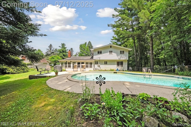 11857 Ely Rd, Davisburg, MI 48350 - outdoor pool featuring a patio