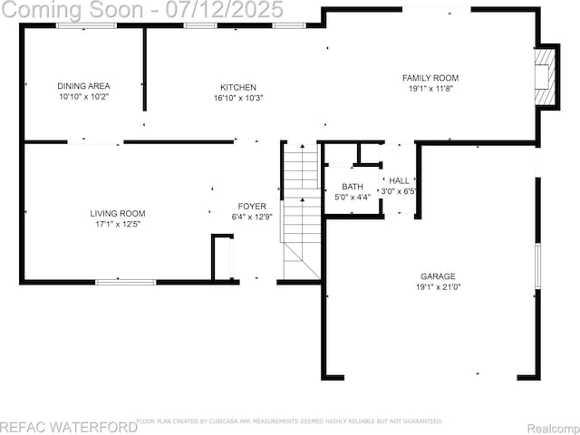 11857 Ely Rd, Davisburg, MI 48350 - view of property floor plan
