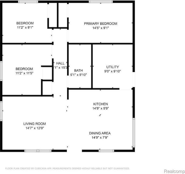 22809 Detour St, Macomb, MI 48082 - view of room layout