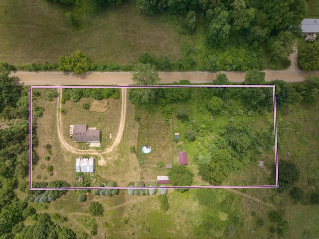 4180 15 Mile Rd, Barryton, MI 49305 - aerial view of property's location with property boundaries highlighted