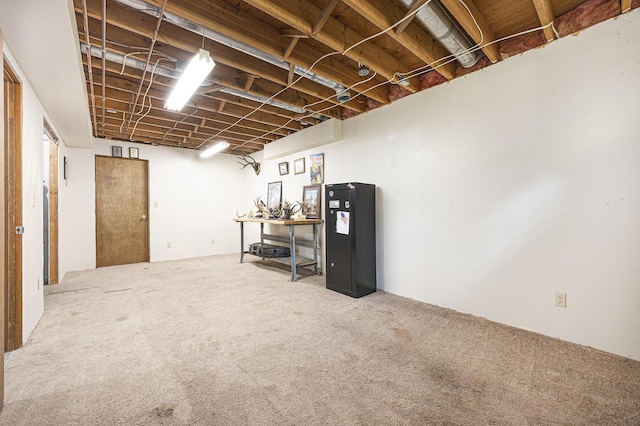 14555 Fruit Ridge Ave, Kent City, MI 49330 - below grade area with carpet flooring