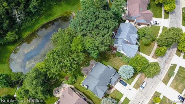 3845 Beechcrest, Rochester Hills, MI 48309 - bird's eye view of a nearby body of water