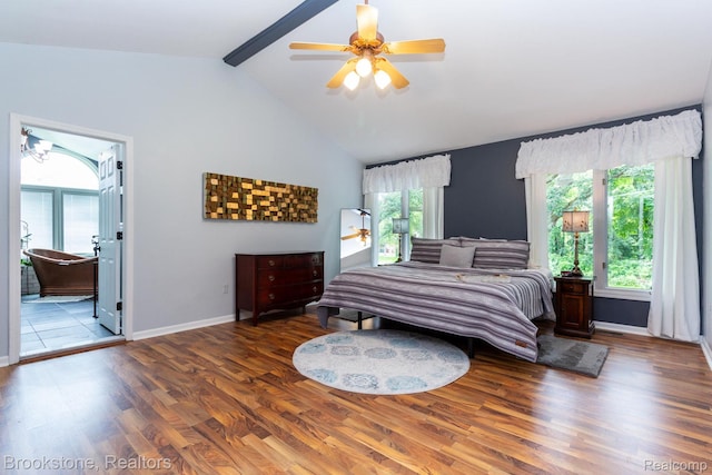 3845 Beechcrest, Rochester Hills, MI 48309 - bedroom featuring wood finished floors and a ceiling fan