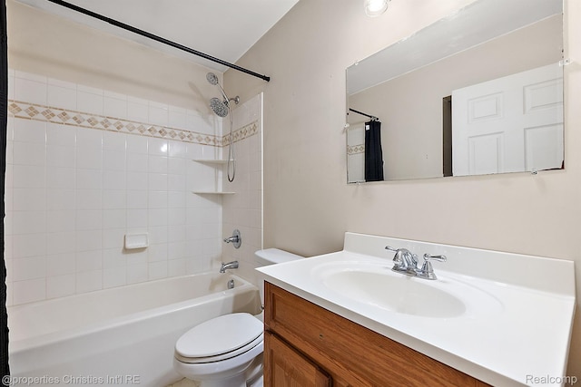 8873 Lagoon Dr, Brighton, MI 48116 - bathroom featuring vanity and shower / bathtub combination with curtain