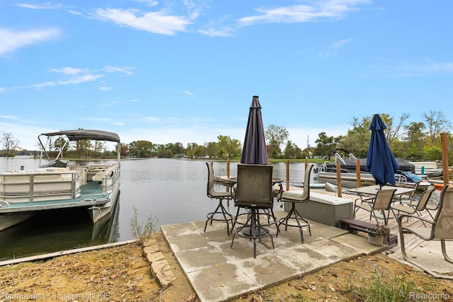 8873 Lagoon Dr, Brighton, MI 48116 - dock featuring a water view