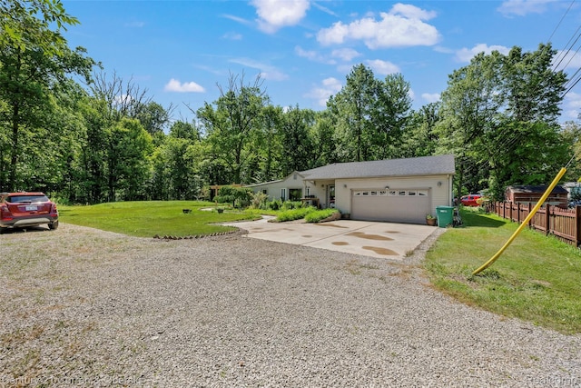 45055 Mcbride Ave, Van Buren, MI 48111 - view of front of home with a garage and concrete driveway