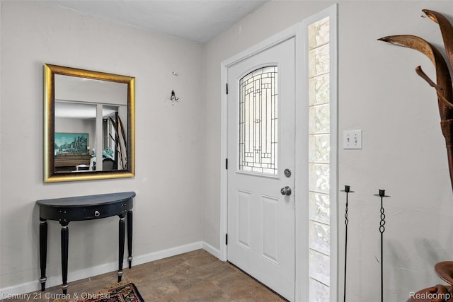 45055 Mcbride Ave, Van Buren, MI 48111 - entryway with baseboards and stone finish floors