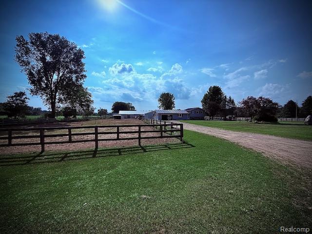 3120 Bruisee Rd, Marlette, MI 48723 - view of yard with a view of rural / pastoral area