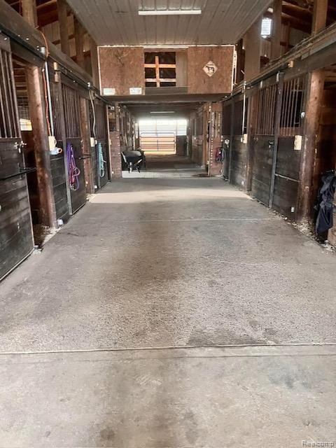 3120 Bruisee Rd, Marlette, MI 48723 - view of horse barn