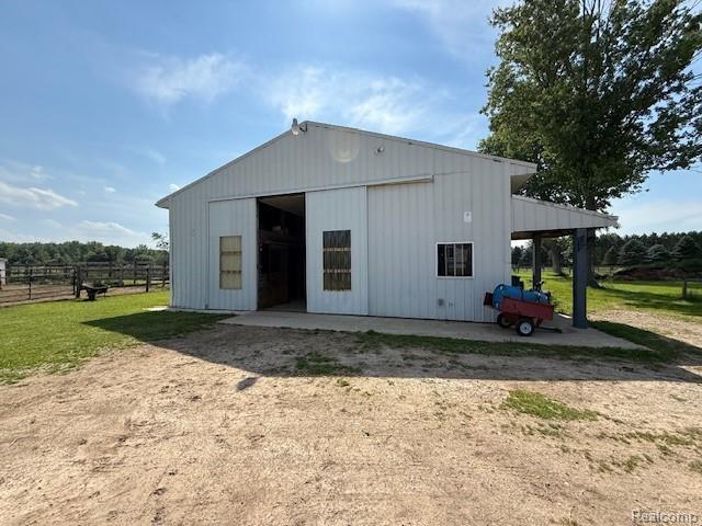 3120 Bruisee Rd, Marlette, MI 48723 - view of pole building