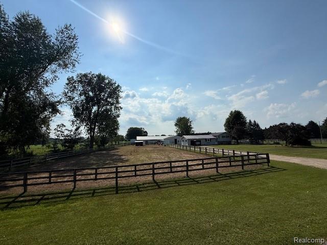 3120 Bruisee Rd, Marlette, MI 48723 - view of yard featuring a view of countryside