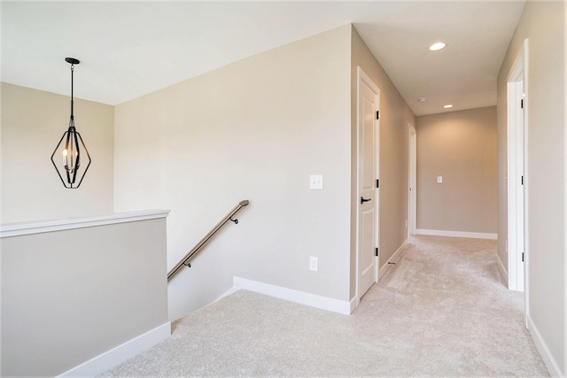 9088 N 34th St, Richland, MI 49083 - staircase with carpet and recessed lighting