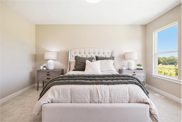 9088 N 34th St, Richland, MI 49083 - bedroom with light carpet and baseboards