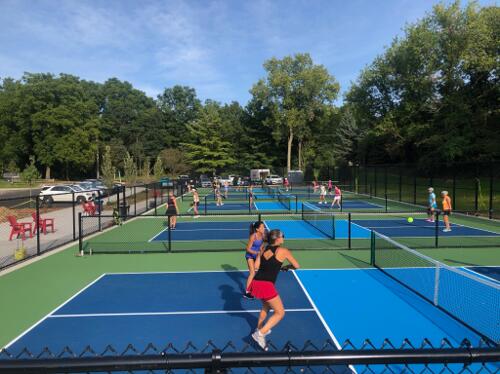 9088 N 34th St, Richland, MI 49083 - view of tennis court featuring community basketball court