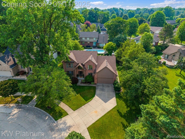 4317 Vassar Dr, Troy, MI 48085 - aerial view of residential area