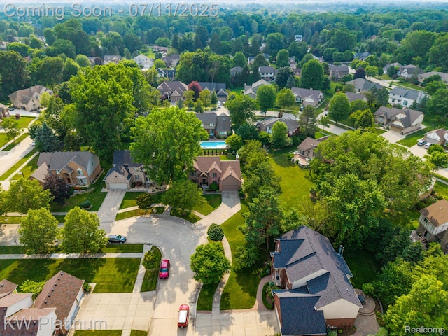 4317 Vassar Dr, Troy, MI 48085 - aerial perspective of suburban area