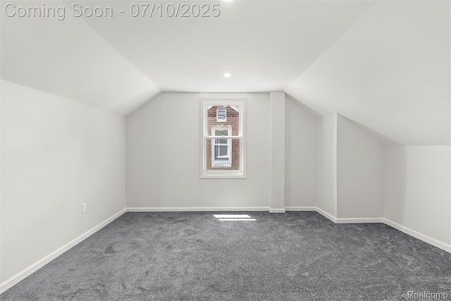 19777 Santa Rosa Dr, Detroit, MI 48221 - bonus room featuring carpet and vaulted ceiling