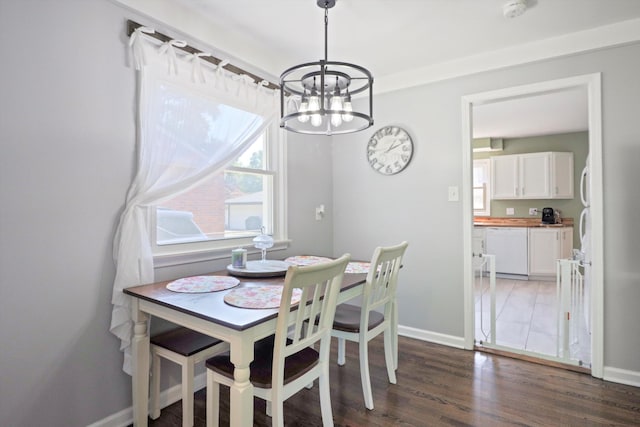 29687 Westfield St, Livonia, MI 48150 - dining room with a chandelier and wood finished floors