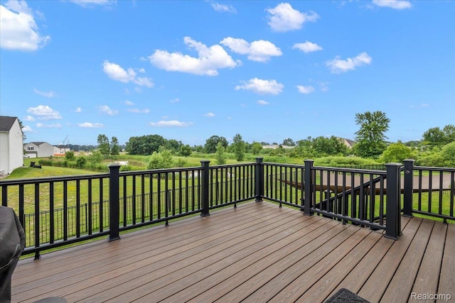 58565 Westmoore Cir, New Haven, MI 48048 - wooden terrace with a lawn