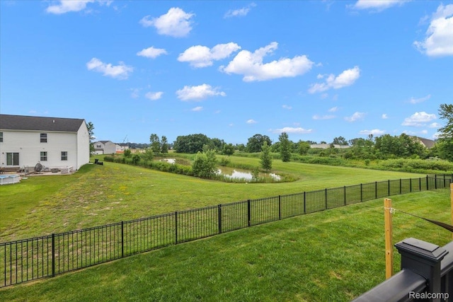 58565 Westmoore Cir, New Haven, MI 48048 - fenced backyard featuring a water view
