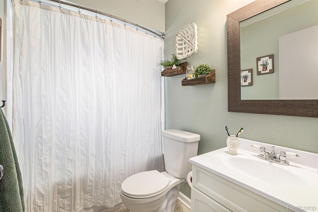 1820 W Longmeadow Rd, Trenton, MI 48183 - bathroom with vanity and a shower with shower curtain