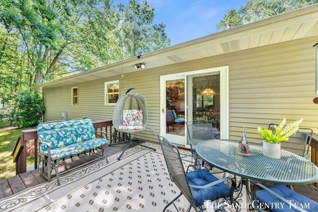 15071 Steves Dr, Grand Haven, MI 49417 - view of patio / terrace with outdoor dining area