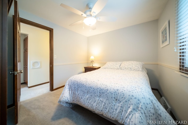 2934 Meadowbrook Dr SE, Grand Rapids, MI 49546 - bedroom featuring light colored carpet and a ceiling fan