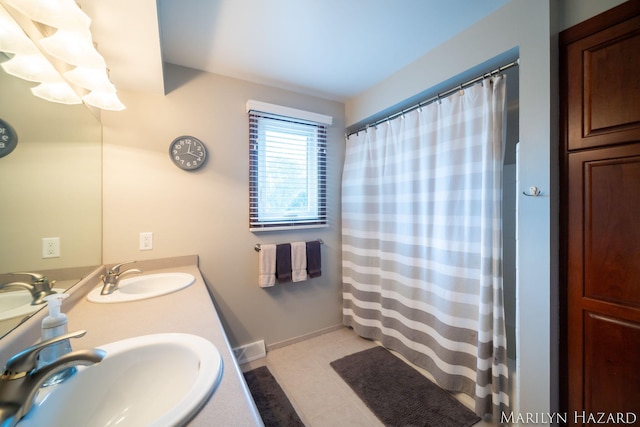 2934 Meadowbrook Dr SE, Grand Rapids, MI 49546 - bathroom featuring tile patterned flooring and double vanity